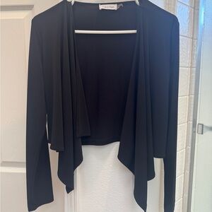 Calvin Klein Black Open-Front Cardigan